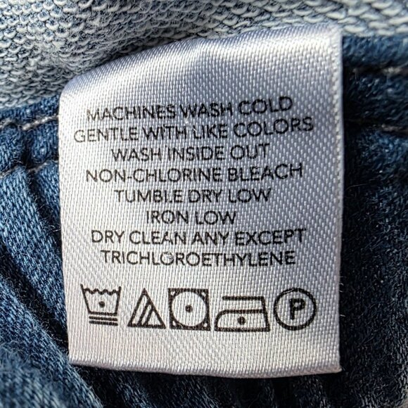 Ripton & Co. Womens Medium Pants Joggers Faux Denim Acid Stone Wash Drawstring - Picture 8 of 9